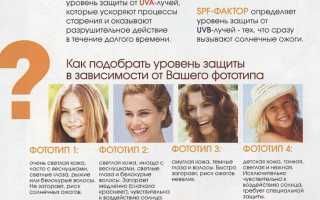Негативное воздействие солнечных лучей