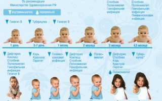 Какие прививки нужно делать  ребенку?