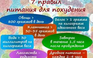 Как похудеть с помощью правильного питания?