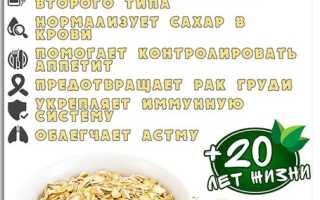 Польза овсянки для красоты и здоровья