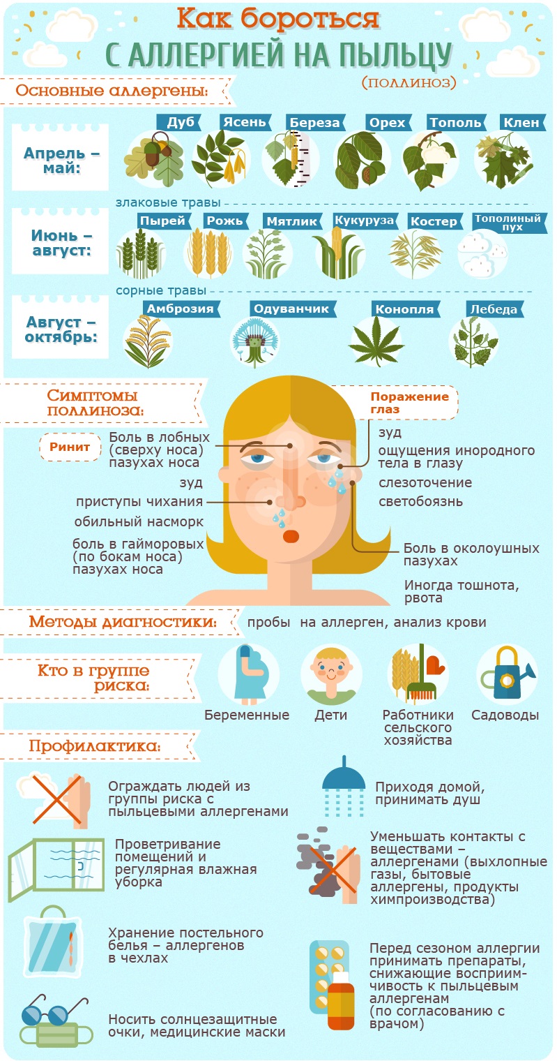 Как бороться с аллергией на пыльцу Причины аллергии