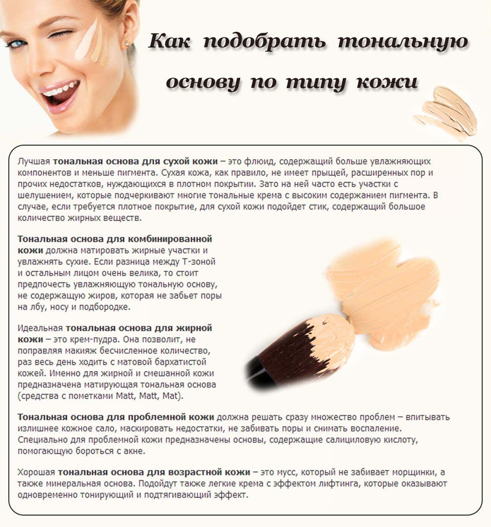 Как выбрать тональный крем