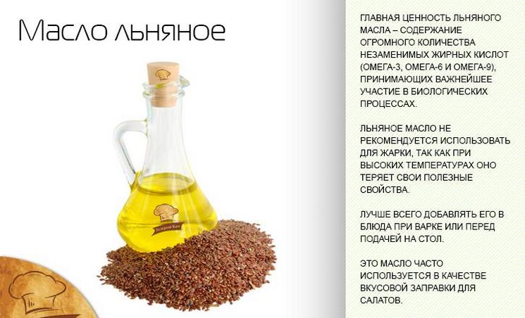 Льняное масло