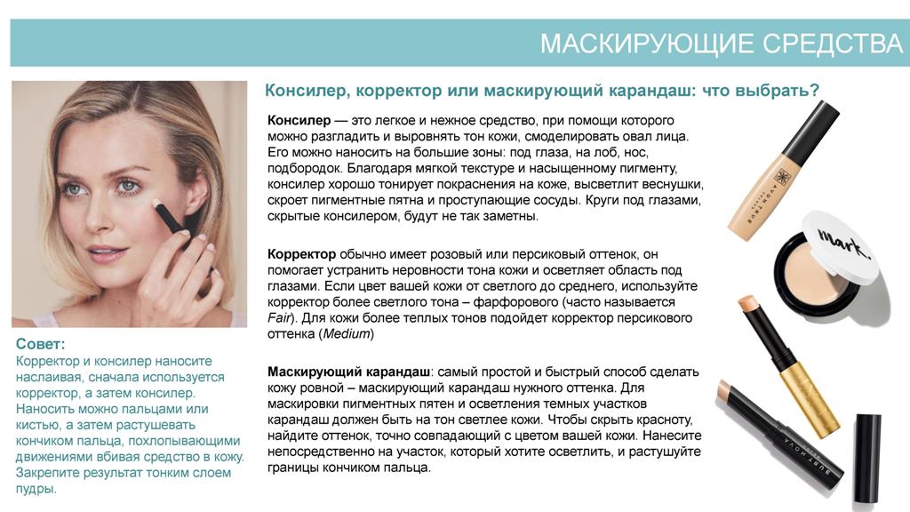 Маскирующие средства