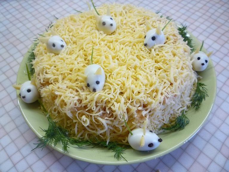 Мясной салат