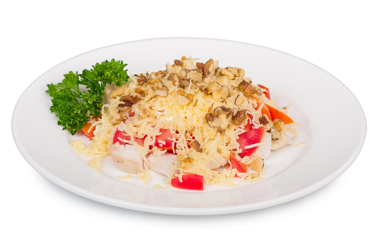Мясной салат