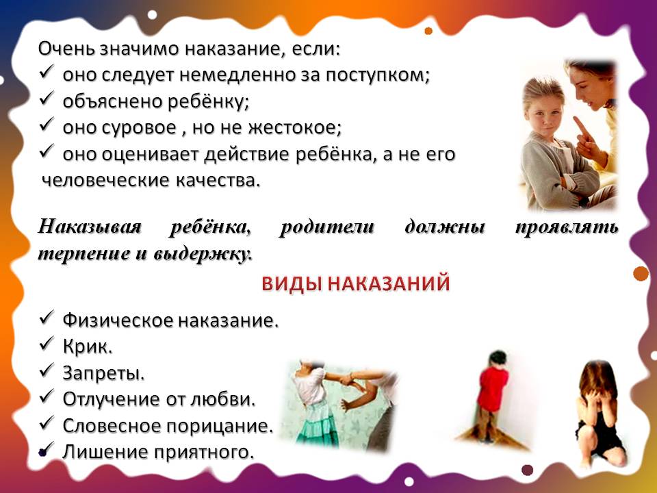 Наказание детей