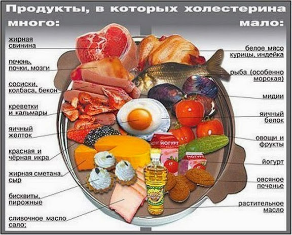 Диета при холестерине